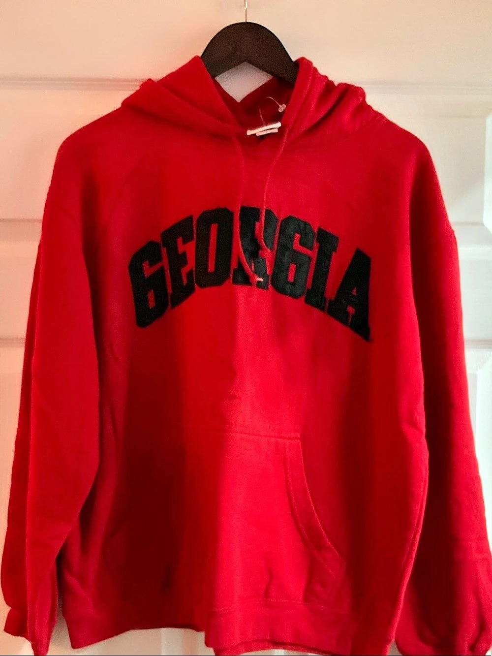 Red Oak Red Pullover Hoodie Size Large